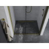 Mexen Apia sliding shower doors 145 cm, transparent, gold - 845-145-000-50-00