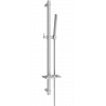 Mexen DQ70 sliding shower set, brushed gun gray - 785704581-66