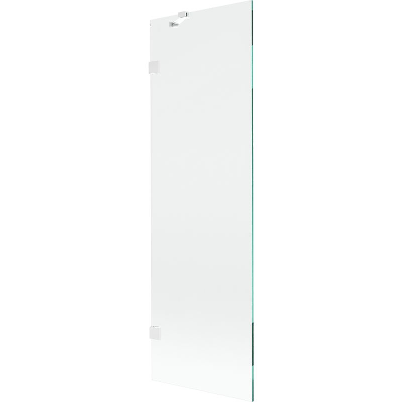 Mexen Lunar Shower Screen 1-Panel 60 x 150 cm, Transparent, White - 897-060-000-20-00