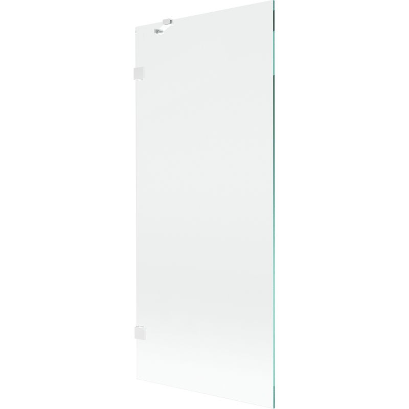 Mexen Lunar shower screen 1-wing 80 x 150 cm, transparent, white - 897-080-000-20-00