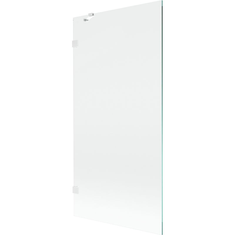 Mexen Lunar 1-wing shower screen 90 x 150 cm, transparent, white - 897-090-000-20-00