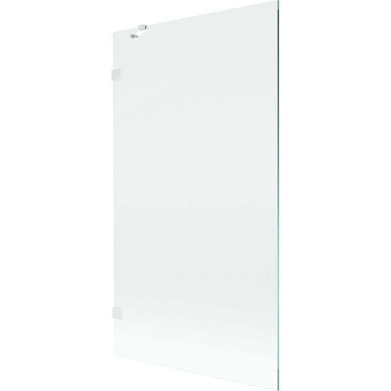 Mexen Lunar single-panel shower screen 100 x 150 cm, transparent, white - 897-100-000-20-00