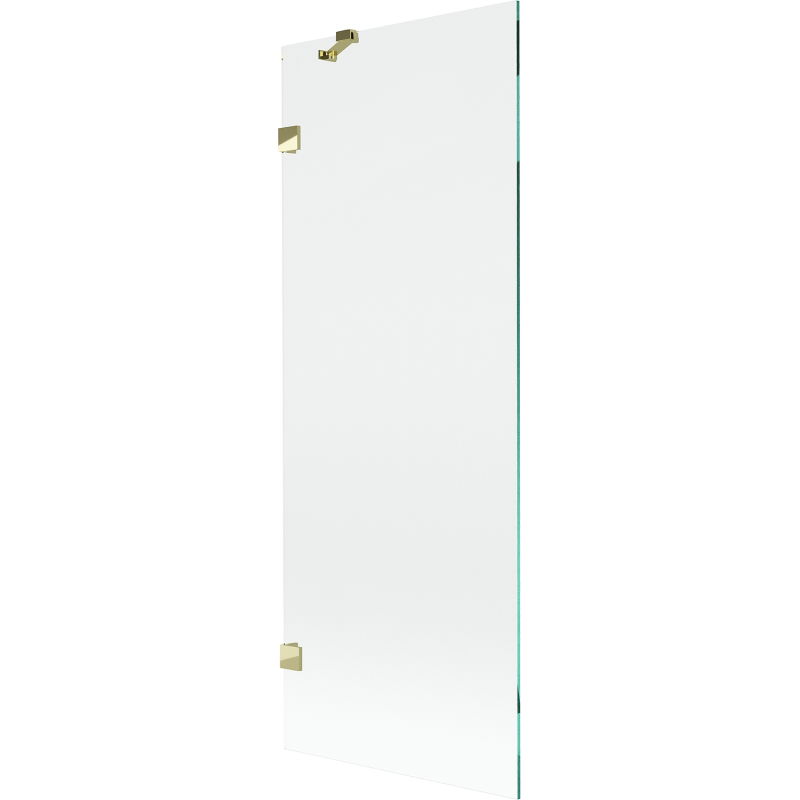 Mexen Lunar 1-wing shower screen 70 x 150 cm, transparent, gold - 897-070-000-50-00