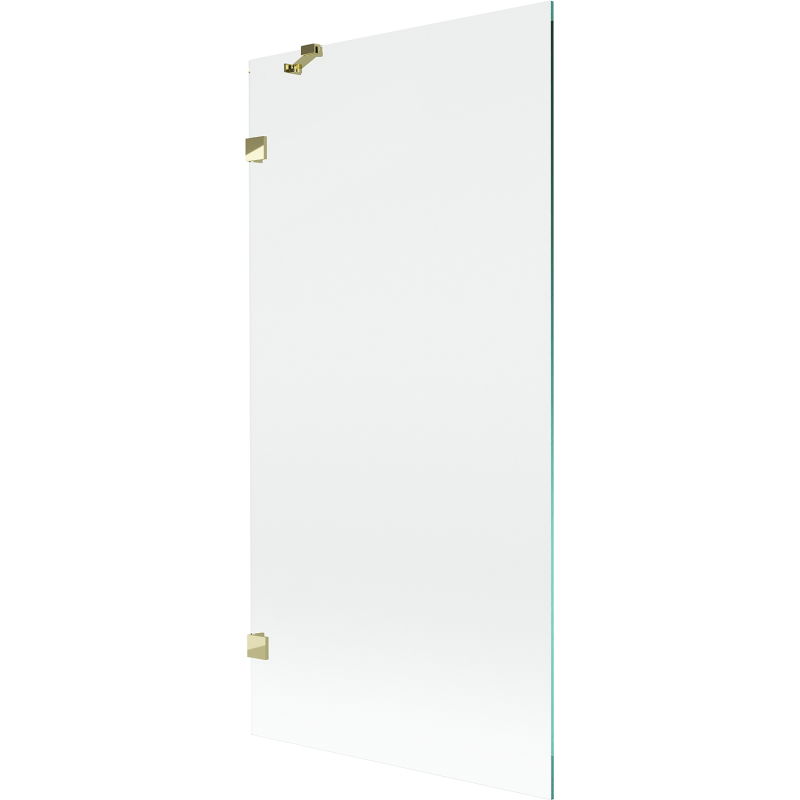 Mexen Lunar 1-wing shower screen 90 x 150 cm, transparent, gold - 897-090-000-50-00
