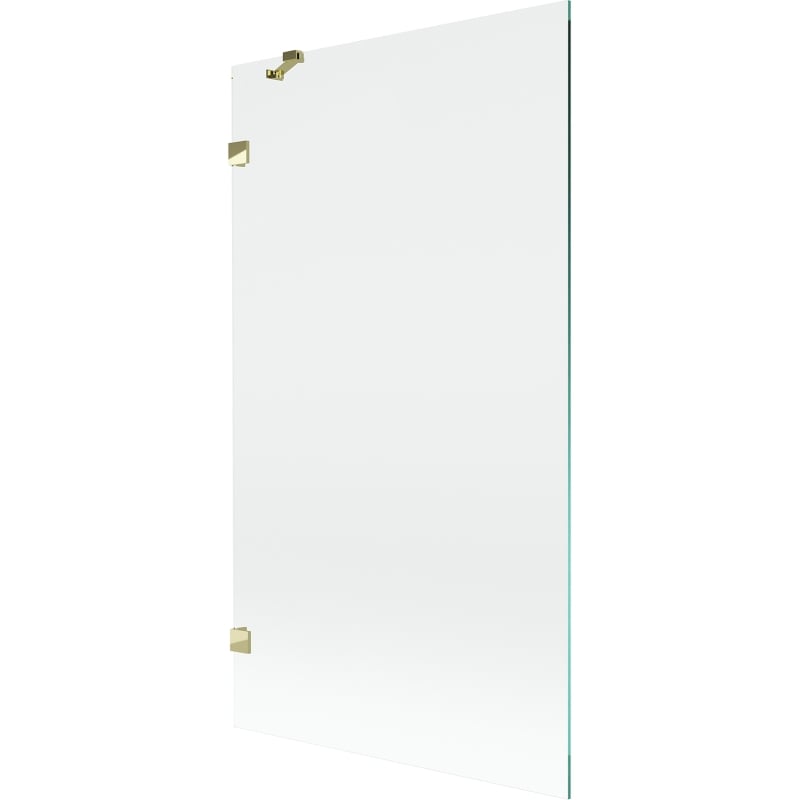 Mexen Lunar 1-wing shower screen 100 x 150 cm, transparent, gold - 897-100-000-50-00