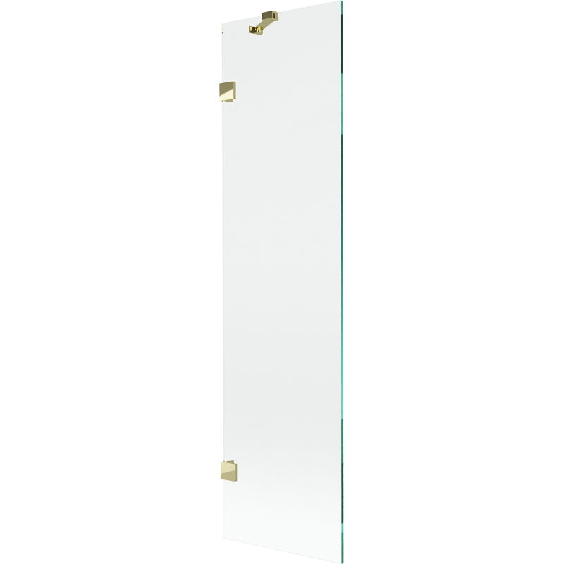 Mexen Lunar 1-wing Shower Screen 50 x 150 cm, Transparent, Gold - 897-050-000-50-00