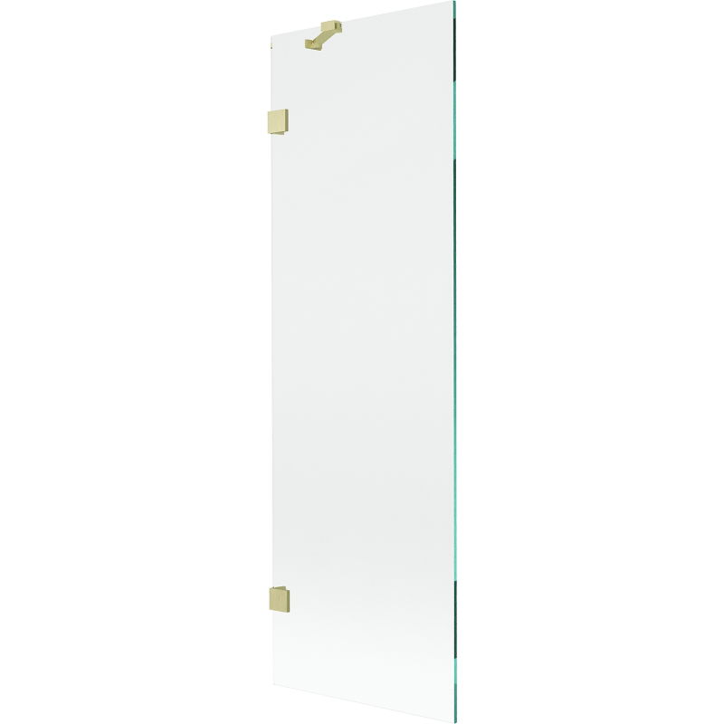 Mexen Lunar shower screen 1-winged 60 x 150 cm, transparent, brushed gold - 897-060-000-55-00
