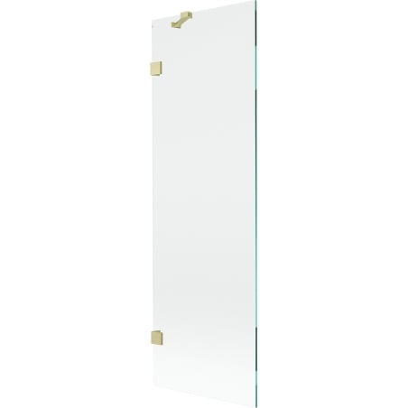 Mexen Lunar 1-wing bath screen 60 x 150 cm, transparent, brushed gold - 897-060-000-55-00