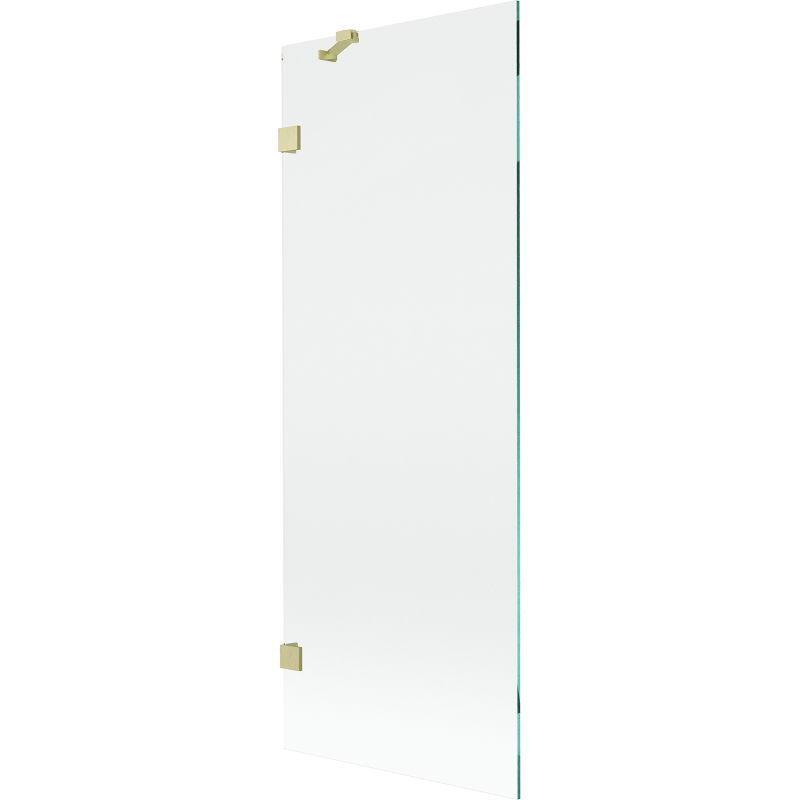 Mexen Lunar shower screen 1-wing 70 x 150 cm, transparent, brushed gold - 897-070-000-55-00