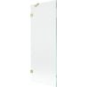 Mexen Lunar 1-panel bath screen 70 x 150 cm, transparent, brushed gold - 897-070-000-55-00
