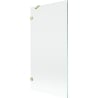 Mexen Lunar 1-panel bath screen 90 x 150 cm, transparent, brushed gold - 897-090-000-55-00
