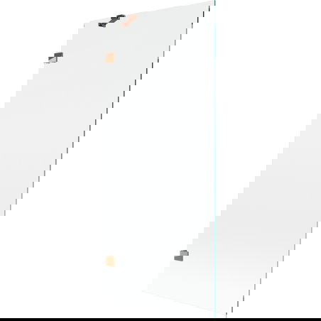 Mexen Lunar 1-wing 80 x 150 cm Bath Screen, Transparent, Rose Gold - 897-080-000-60-00