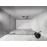 Mexen Lunar Shower Doors, Left Swing, 160 cm, Transparent, Brushed Nickel - 834S-160-050-97-00-L