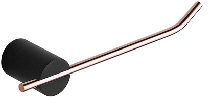 Mexen Aron toilet roll holder, Black/Rose gold - 7088133-67