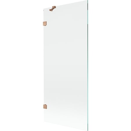 Mexen Lunar 1-panel Bath Screen 80 x 150 cm, Transparent, Brushed Copper - 897-080-000-65-00