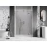 Mexen Lunar Shower Door Hinged Right 155 cm, Transparent, Chrome - 834S-155-050-01-00-P