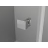 Mexen Lunar Shower Door Hinged Right 155 cm, Transparent, Chrome - 834S-155-050-01-00-P
