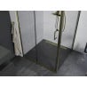 Mexen Apia sliding shower cabin 90 x 90 cm, transparent, gold - 840-090-090-50-00