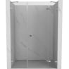 Mexen Lunar shower doors swinging right 160 cm, transparent, chrome - 834S-160-050-01-00-P