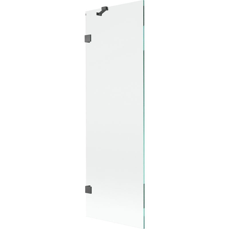 Mexen Lunar Shower Screen 1-Panel 60 x 150 cm, Transparent, Brushed Gun Gray - 897-060-000-66-00