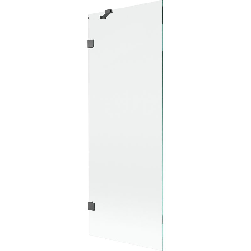 Mexen Lunar 1-panel Bathtub Screen 70 x 150 cm, Transparent, Brushed Gun Gray - 897-070-000-66-00