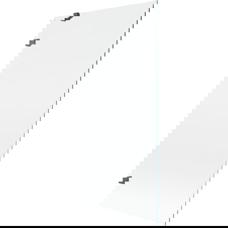 Mexen Lunar 1-wing shower screen 90 x 150 cm, transparent, brushed gun gray - 897-090-000-66-00