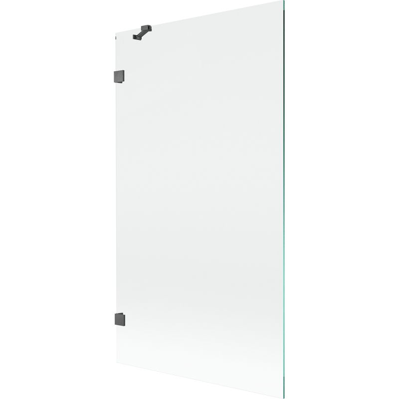 Mexen Lunar 1-wing Shower Screen 100 x 150 cm, Transparent, Brushed Gun Gray - 897-100-000-66-00