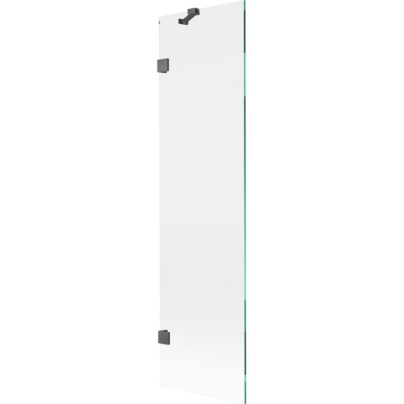 Mexen Lunar 1-wing Bathtub Screen 50 x 150 cm, Transparent, Brushed Gun Gray - 897-050-000-66-00