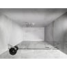 Mexen Lunar Shower Door Right Hinged 135 cm, Transparent, White - 834S-135-050-20-00-P