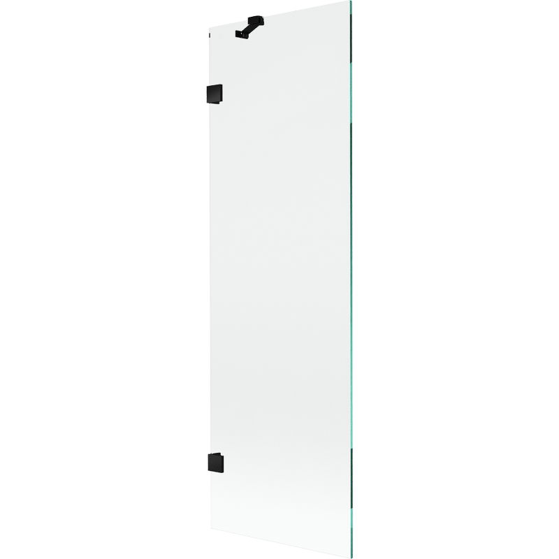Mexen Lunar 1-Panel Shower Screen 60 x 150 cm, Transparent, Black - 897-060-000-70-00