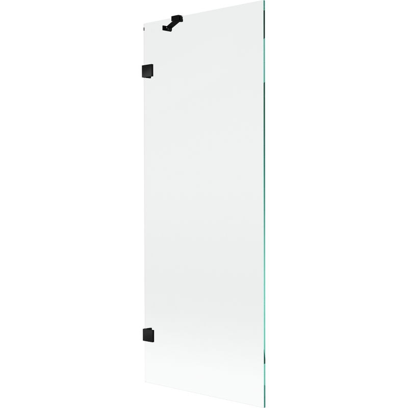 Mexen Lunar 1-panel shower screen 70 x 150 cm, transparent, black - 897-070-000-70-00