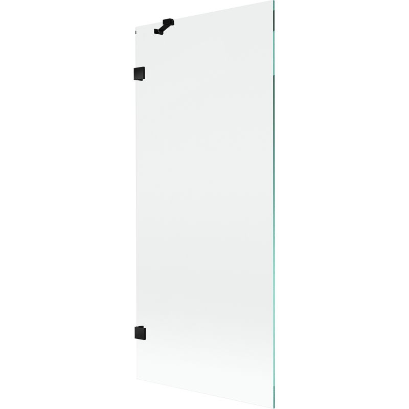 Mexen Lunar 1-panel Bath Screen 80 x 150 cm, Transparent, Black - 897-080-000-70-00