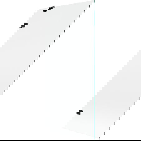 Mexen Lunar 1-panel Bath Screen 80 x 150 cm, Transparent, Black - 897-080-000-70-00