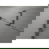 Mexen Lunar 1-wing shower screen 90 x 150 cm, transparent, gun metal - 897-090-000-95-00