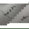 Mexen Lunar 1-wing bathtub screen 100 x 150 cm, transparent, gun metal - 897-100-000-95-00