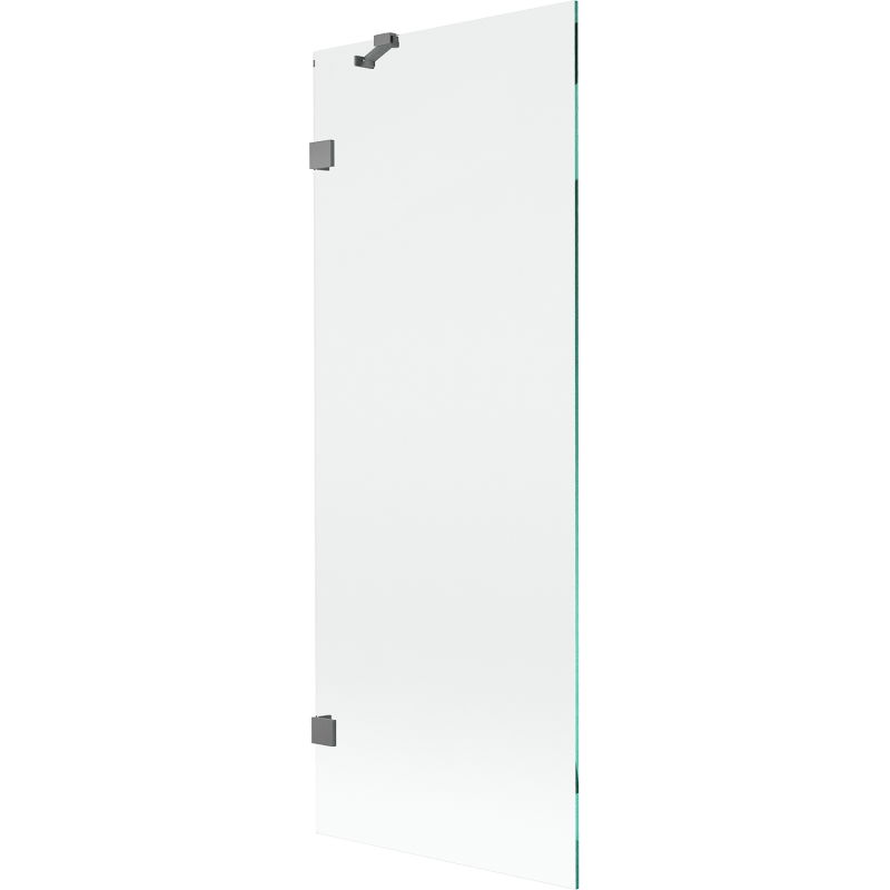 Mexen Lunar Shower Screen 1-Panel 70 x 150 cm, Transparent, Gun Metal - 897-070-000-95-00