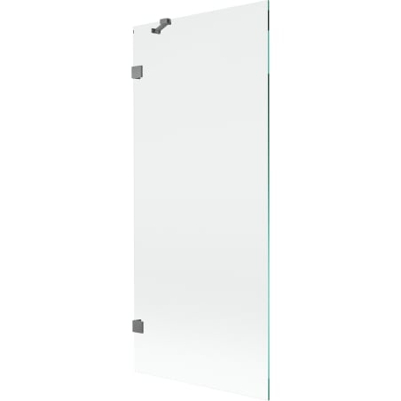 Mexen Lunar 1-winged Shower Screen 80 x 150 cm, Transparent, Gun Metal - 897-080-000-95-00
