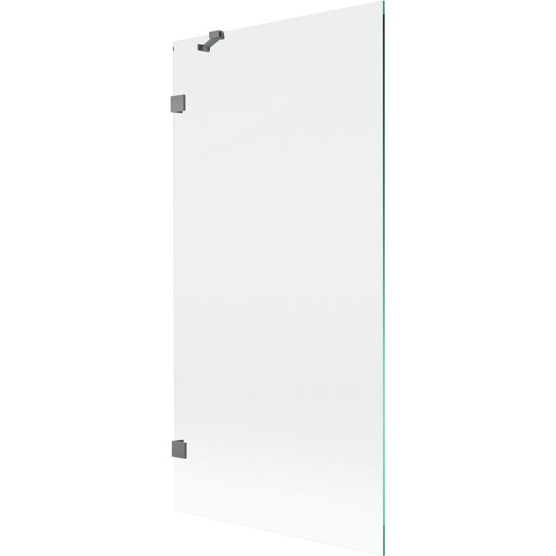 Mexen Lunar 1-panel bath screen 90 x 150 cm, transparent, gun metal - 897-090-000-95-00