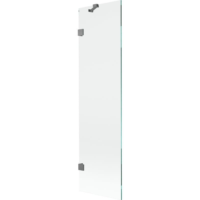 Mexen Lunar 1-wing bath screen 50 x 150 cm, transparent, gun metal - 897-050-000-95-00