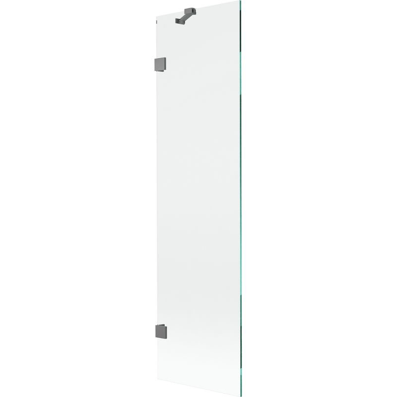 Mexen Lunar Shower Screen 1-Panel 50 x 150 cm, Transparent, Gun Metal - 897-050-000-95-00