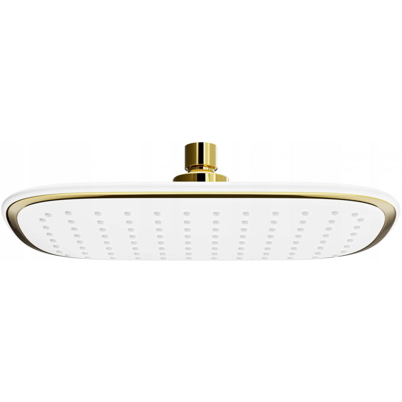 Mexen D-49 Shower Head 25x29 cm, White/Gold - 79749-25