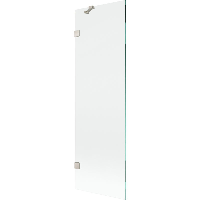 Mexen Lunar 1-panel bath screen 60 x 150 cm, transparent, brushed nickel - 897-060-000-97-00