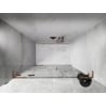 Mexen Lunar L left swing shower door 160 cm, transparent, rose gold - 834SL-160-050-60-00-L