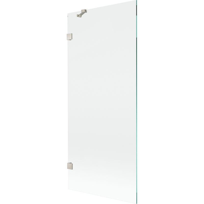 Mexen Lunar shower screen 1-fold 80 x 150 cm, transparent, brushed nickel - 897-080-000-97-00