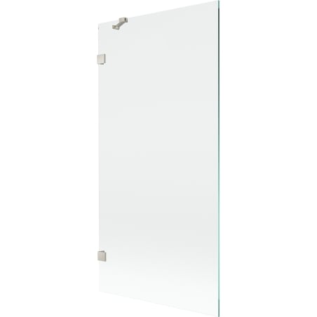Mexen Lunar 1-winged bath screen 90 x 150 cm, transparent, brushed nickel - 897-090-000-97-00