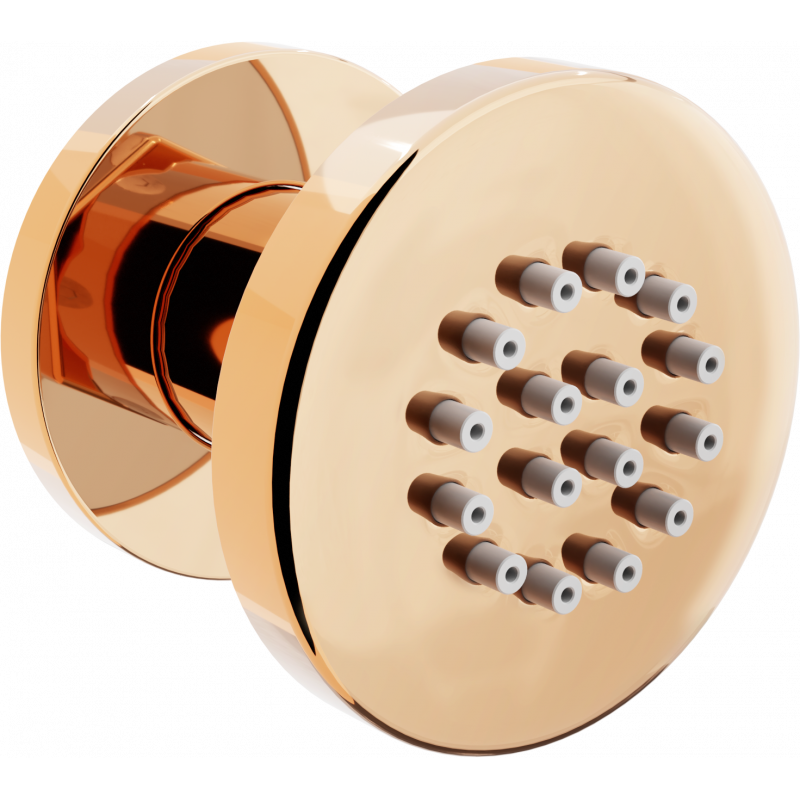 Mexen wall mounted side nozzle, Rose gold - 79361-60