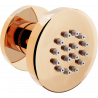 Mexen wall mounted side nozzle, Rose gold - 79361-60