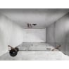 Mexen Lunar Shower Doors Right Swing 140 cm, Transparent, Brushed Copper - 834S-140-050-65-00-P