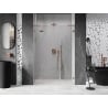 Mexen Lunar L shower door, left-handed, 150 cm, transparent, brushed copper - 834SL-150-050-65-00-L