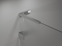 Mexen Lunar L 1-wing shower partition 70 x 150 cm, transparent, chrome - 897L-070-000-01-00